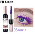 1PC Colorful Eyelash Mascara EyeLashes Extension Curling Lengthen White Purple Cosplay Makeup Glitter Point Diamond Mascara Qme 6
