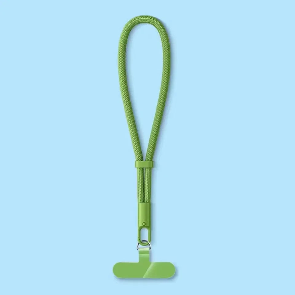 Universal Phone Lanyard with Clip Upgraded Anti-Drop 360° Rotation Adjustable Wrist Strap for All Phone Cases Qme Green Set