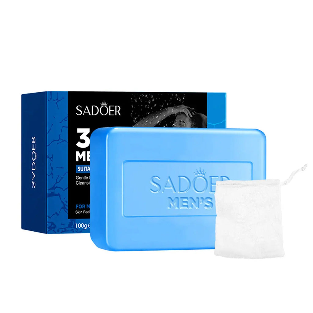 Men's Three One Bath Perfume Soap Witch Hazel Aloe Moisturizing Oil Qme
