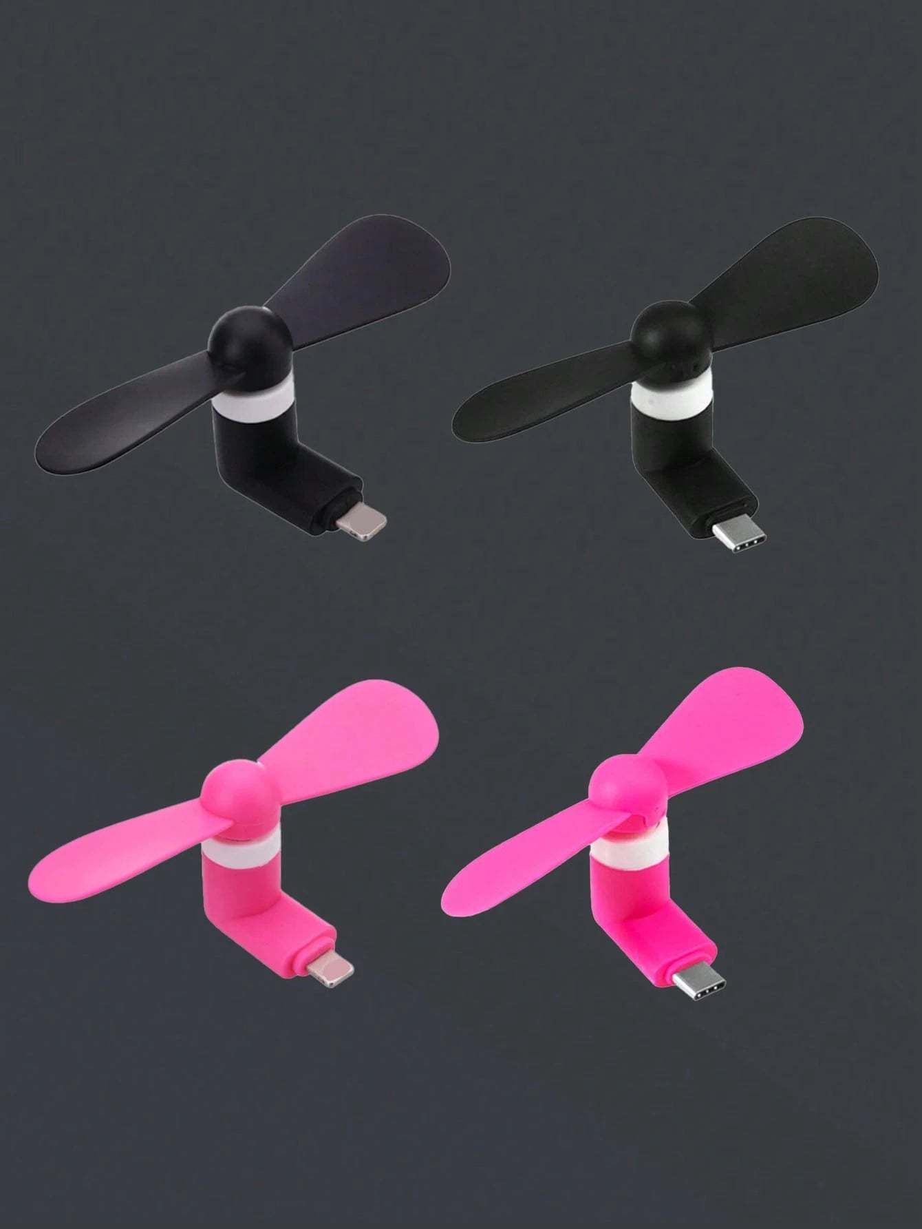 1 Lightning Interface Phone Fan Type-c Portable Mini Ready Use Upon Qme