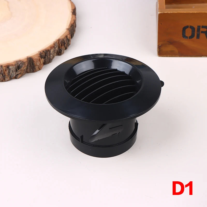75/100/125mm Round Ducting Ventilation Cover Air Vent Extract Valve Grille Air Circulation Vents Cover Qme D1