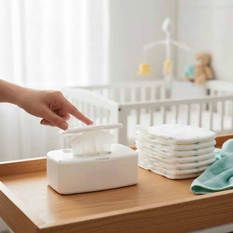 Wet Tissue Box Wipe Dispenser Portable Wipes Napkin Storage Holder Qme