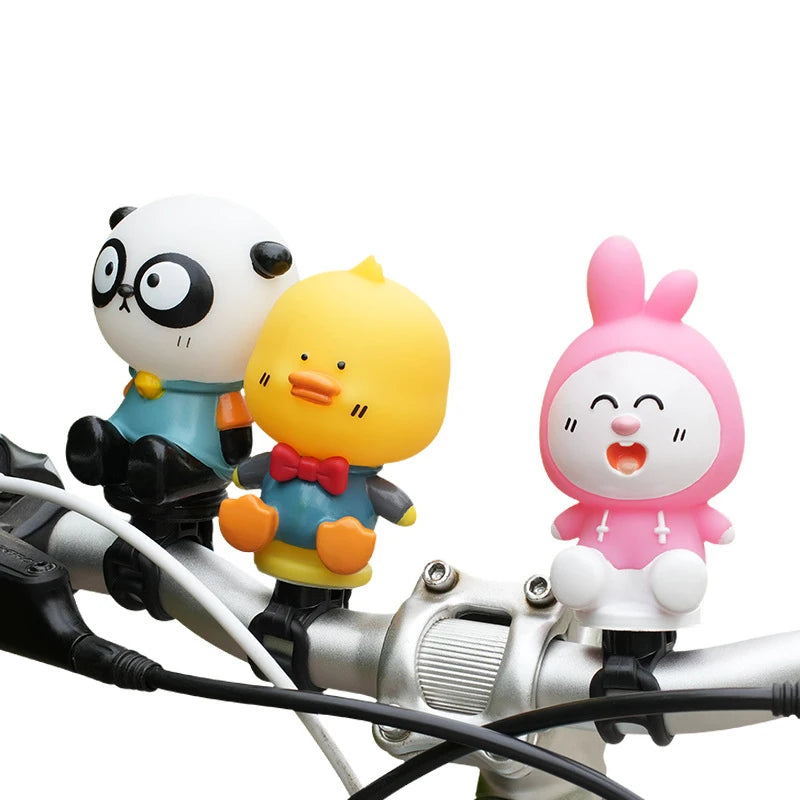 Cartoon Bike Horn Outdoor Squeeze Clearly Sound Bells Childrens Kid Qme