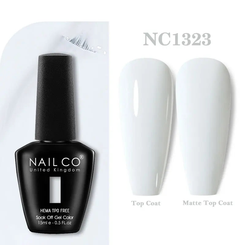 NAILCO Coat Base Gel Nail Polish Nails Art Semi Permanent Lacquer