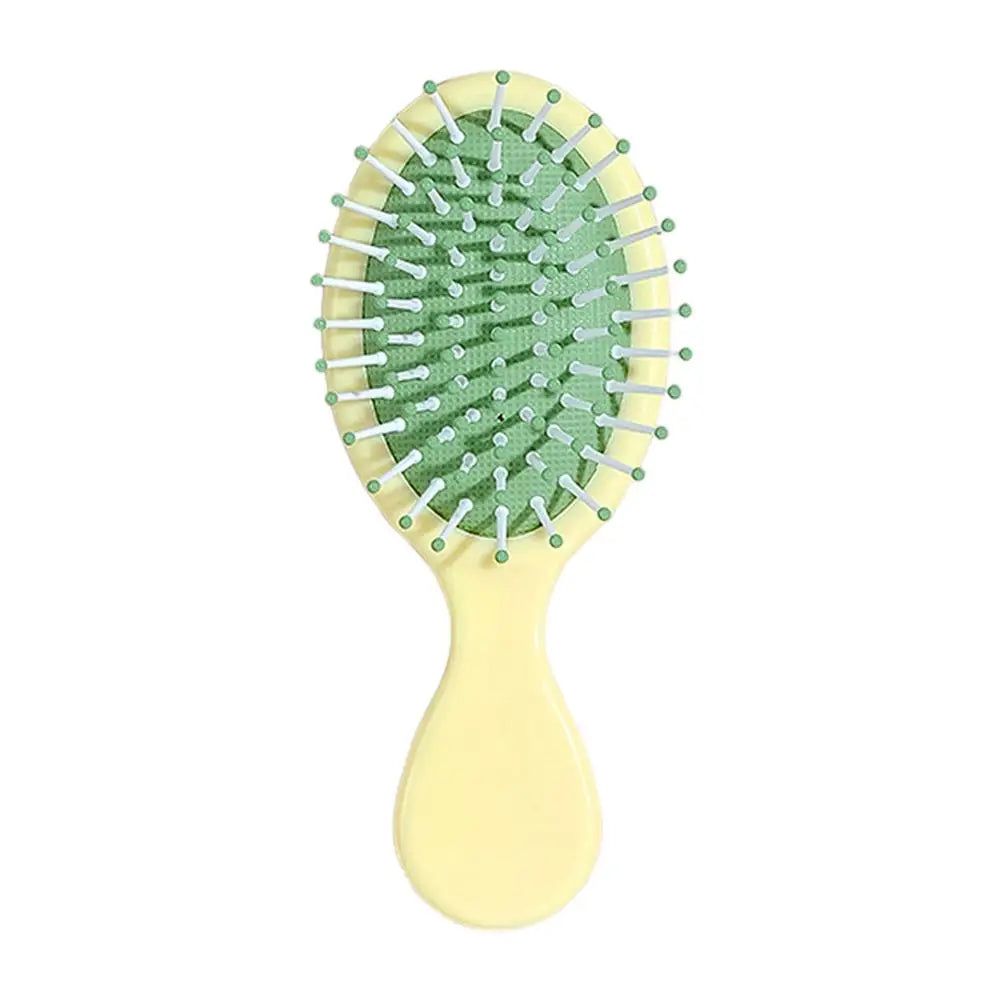 1pcs Mini Detangler Hair Brushes Massager Anti Static Air Bag Hair Comb Wet and Dry Portable Hairbrush Salon Styling Accessories Qme E CN