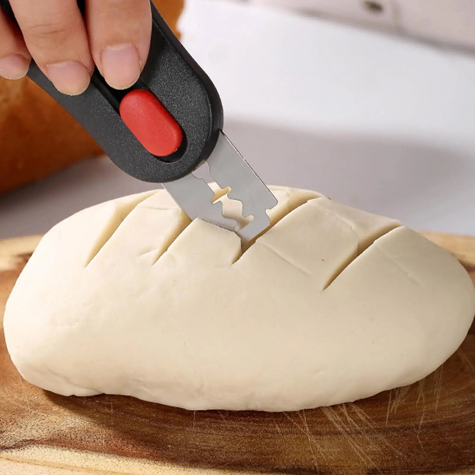 Baking Scoring Tool Magnetic Kitchen Cutting Baking Tool Bread Dough Scorer Lamp for Kitchen Home Apartment Farmhouse Holiday Qme