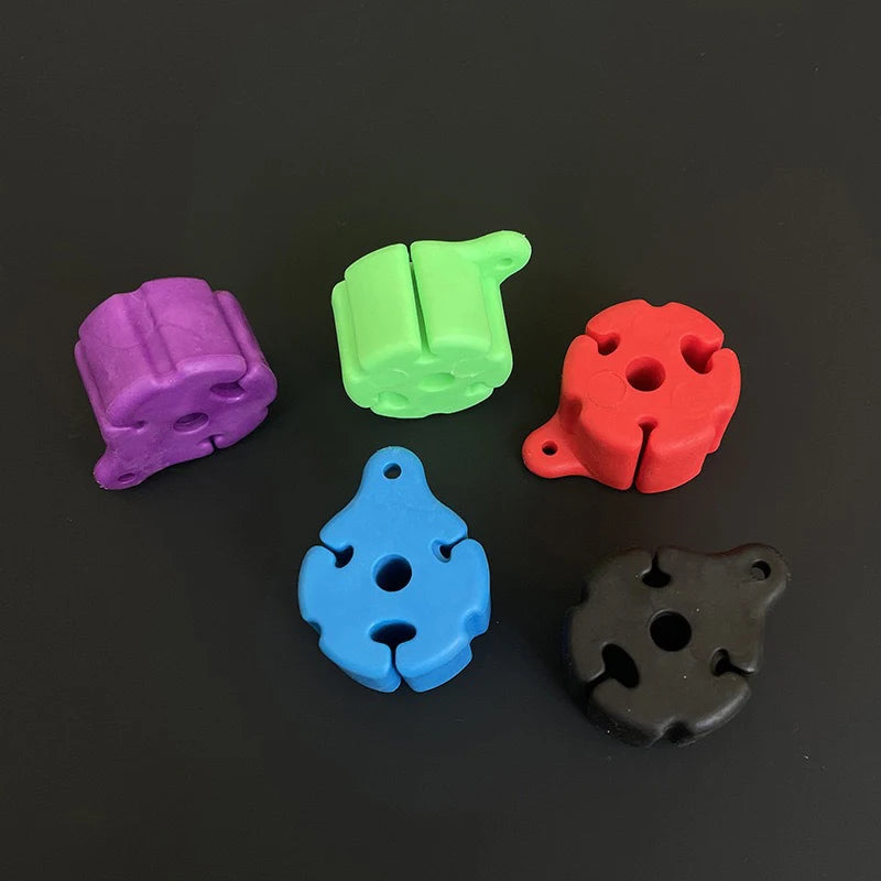 5 Portable Fishing Rod Holder Ball Bundle Storage Accessories Tie Qme