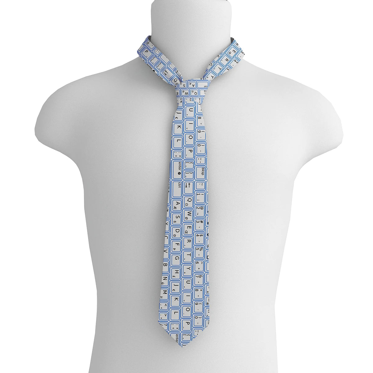 Funny Mushroom Dog Tie Men's Fashion Wedding Keyboard Business Party Qme