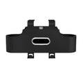 4-In-1 Car Seat Back Storage Bag with Tissue Cup Holder Rear Seat Storage Rack Hanging Hooks Car Seat Organizer Auto Accessories Qme Black