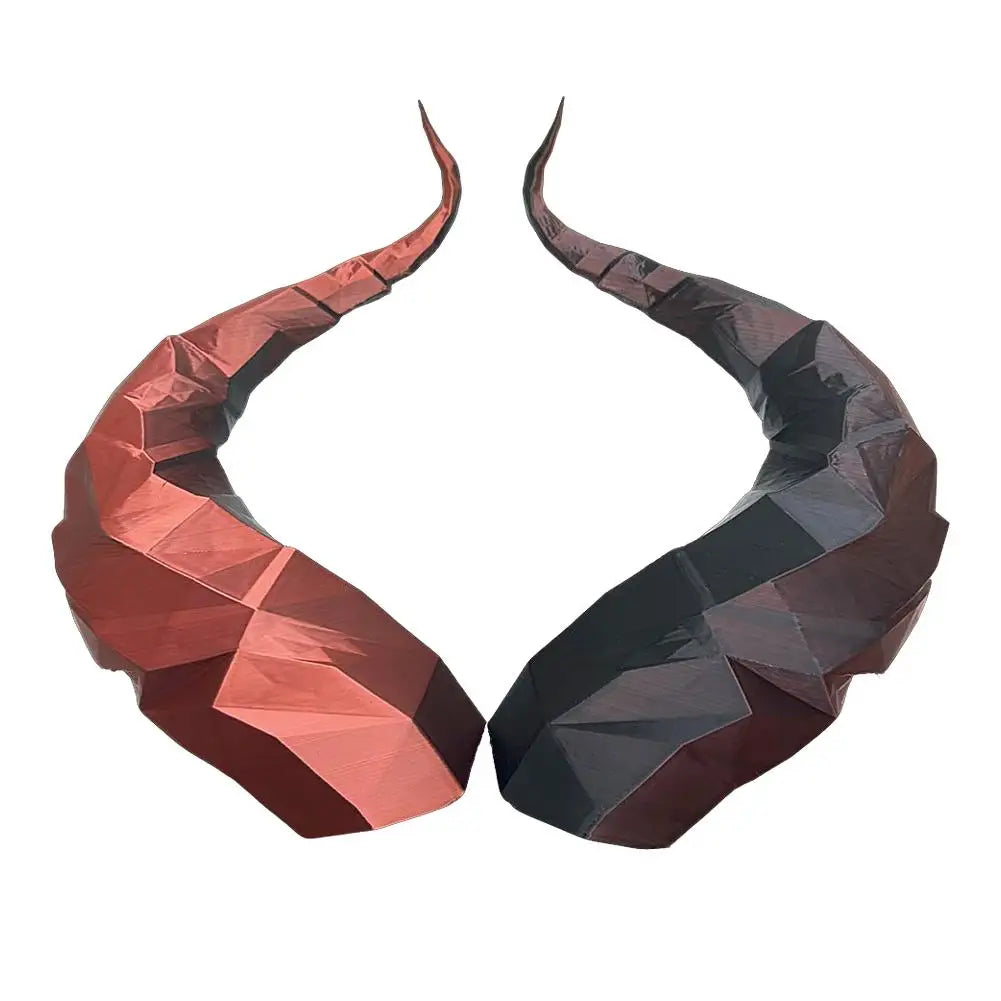 Car 3D Devil Horns Sticker Auto Roof Horn Decoration Suv Sedan Qme F