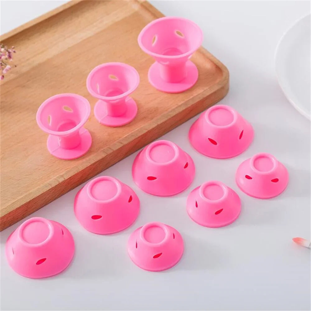 Heatless Hair Curlers No Heat Rollers Soft Silicone Curls Sleeping Qme