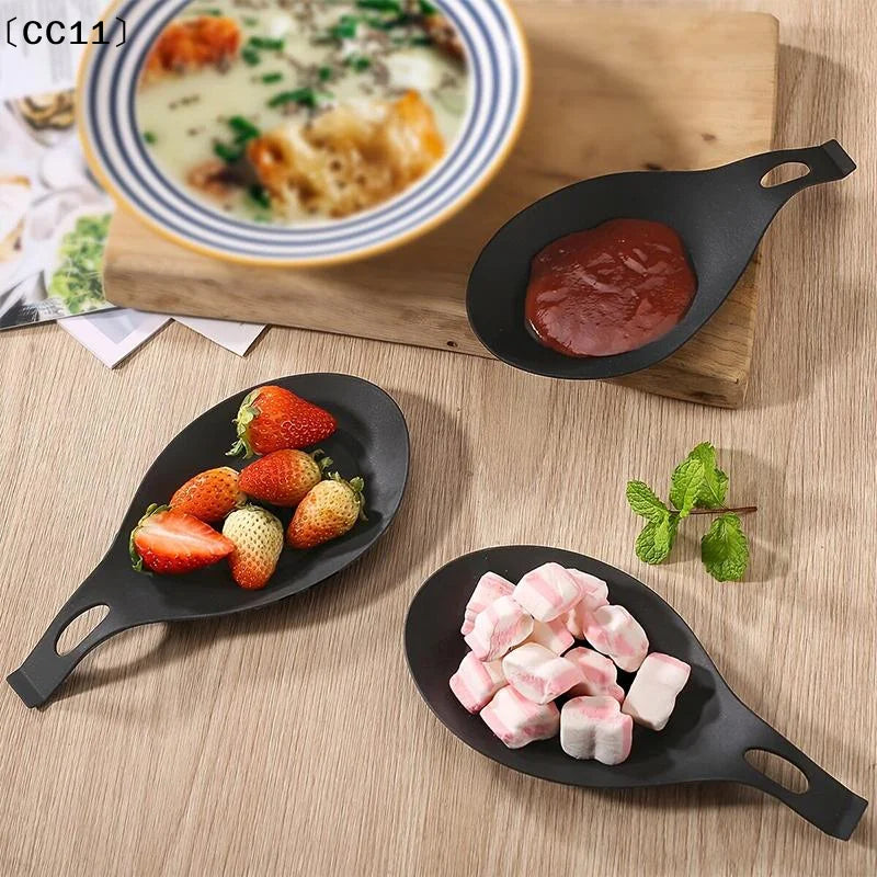 Spoon Rest Large Ceramic Holder Heat-resistant Cooking Coffee Qme