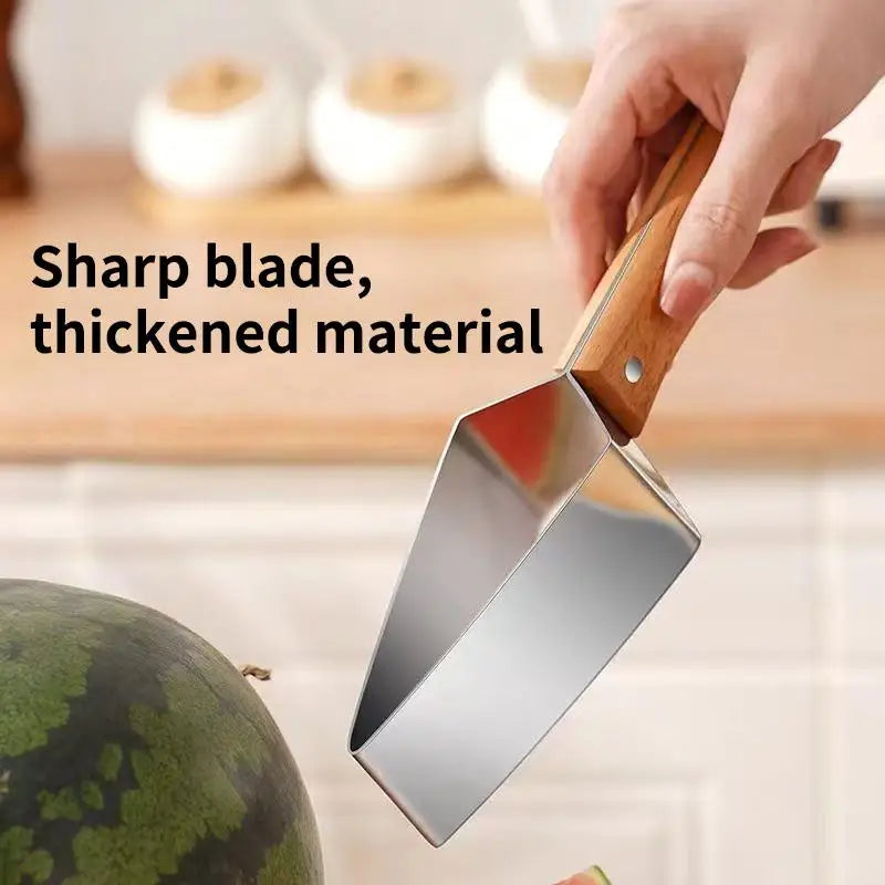 Creative Stainless Steel Watermelon Slicer Cantaloupe Honeydew Melon Qme