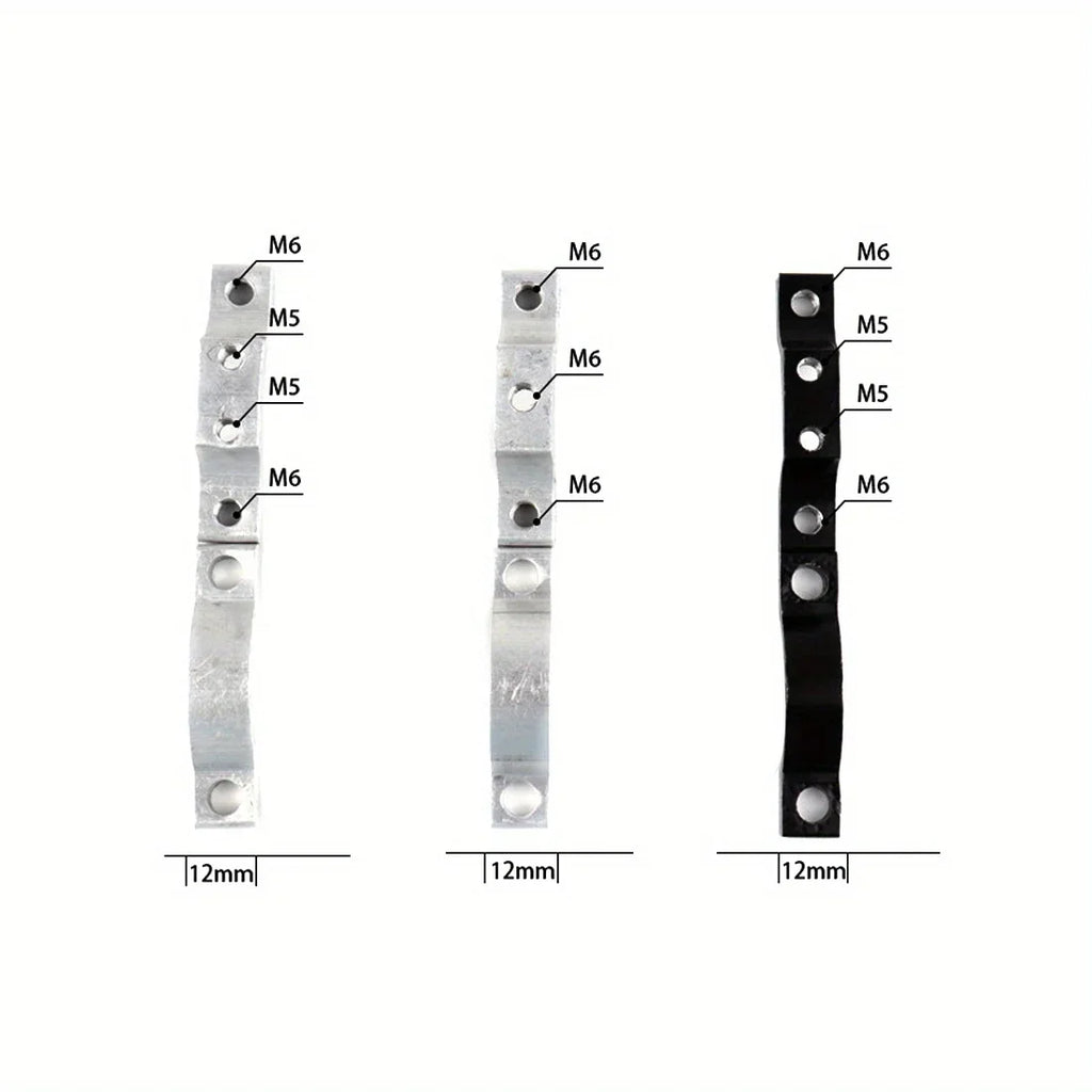 Bicycle and motorcycle headlight reflector fixing clamp handle fixing clamp bracket snap ring M6 screw headlight fixing tool Qme
