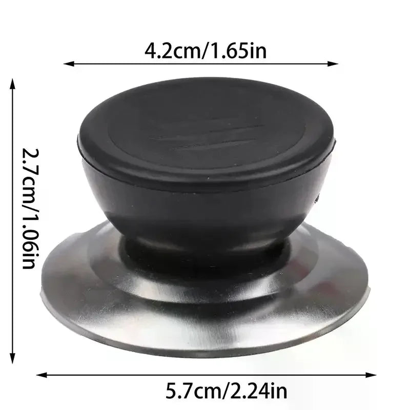 3pcs Universal Plastic Glass Pot Button, Pot Cover Head, Pot Cover Handle, Cover Bead, Cover Cap, Pot Cover Accessories Qme