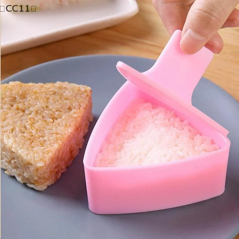 CC11Onigiri Mold Home Kitchen Food Utensils 4- Sushi Press Convenient Qme