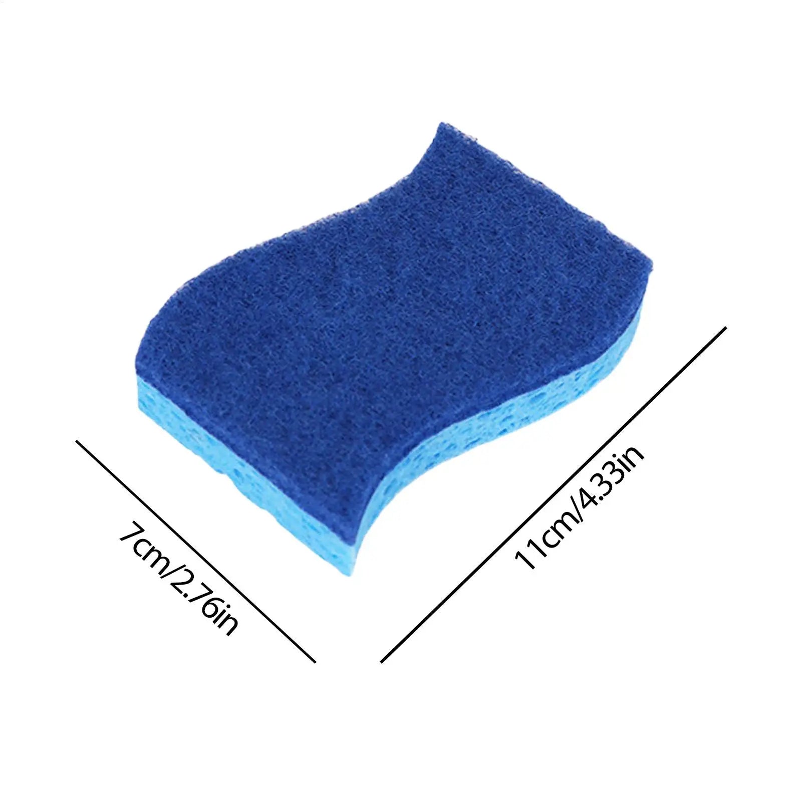 Sponges for Dishes 24 Pieces Absorbent Non-Scratch Scrubber Kitchen Cleaning Sponge Scrub Pads for Non-Stick Cookware Pots Pans Qme