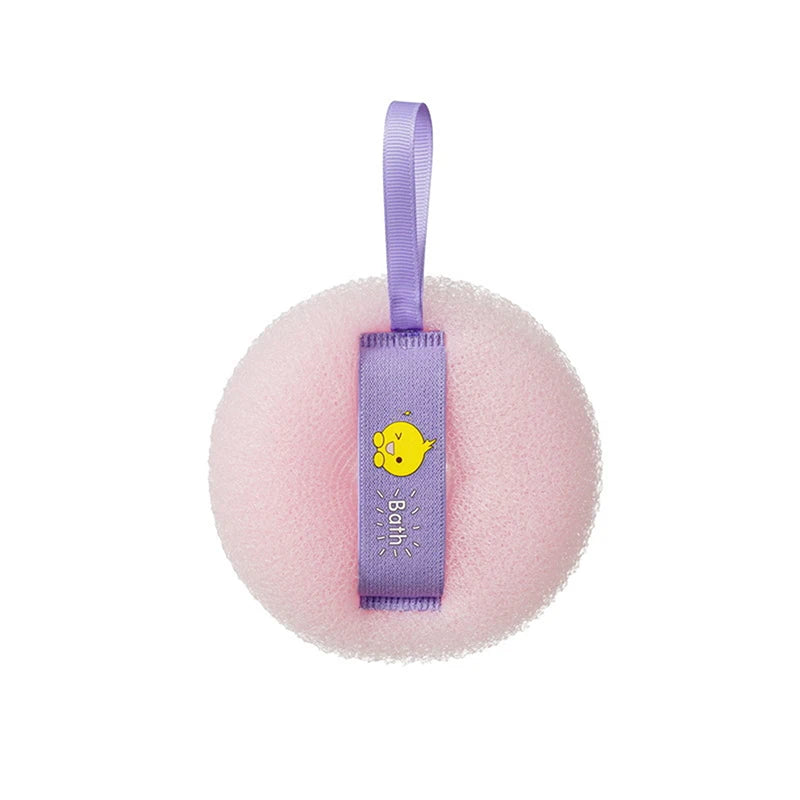 Japanese-Style Massage Bath Ball Bath Scrubber Back Scrub Towel Painless Bathing Experience Qme Pink Purple