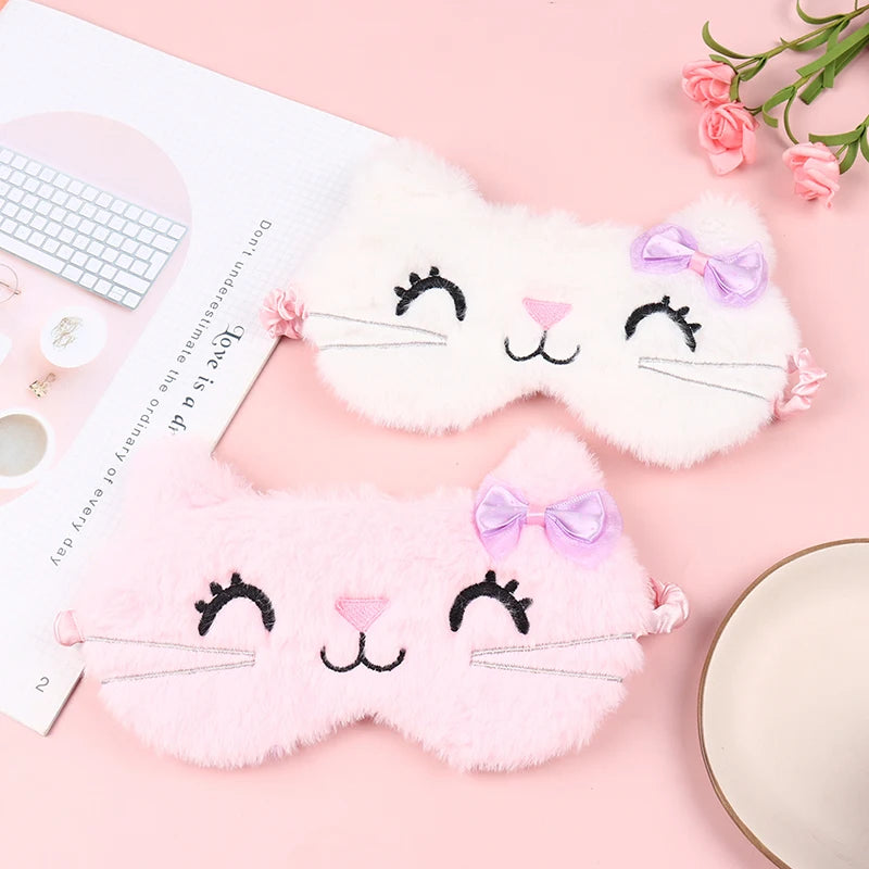 Sleep Mask Kids Lightweight Eye Cover Anime Cartoon Design Travel Rest Qme