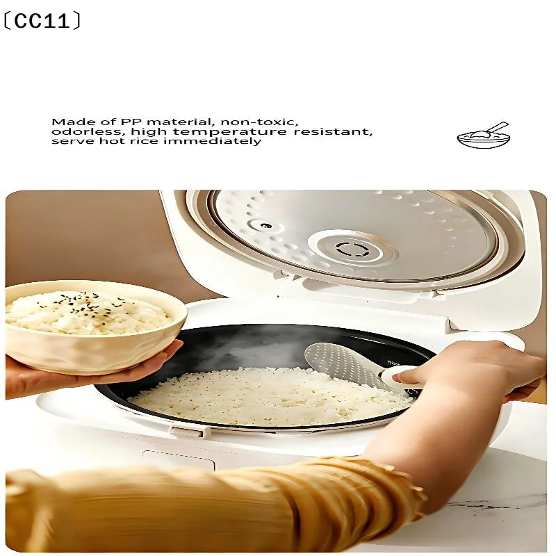 Magnetic Rice Spoon Suction Cup Standing Scooper Cooking Serving Qme