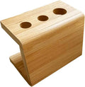 Mini Multi-slots Bamboo Stand Toothbrush Head Space Saving Bathroom Qme 3 holes