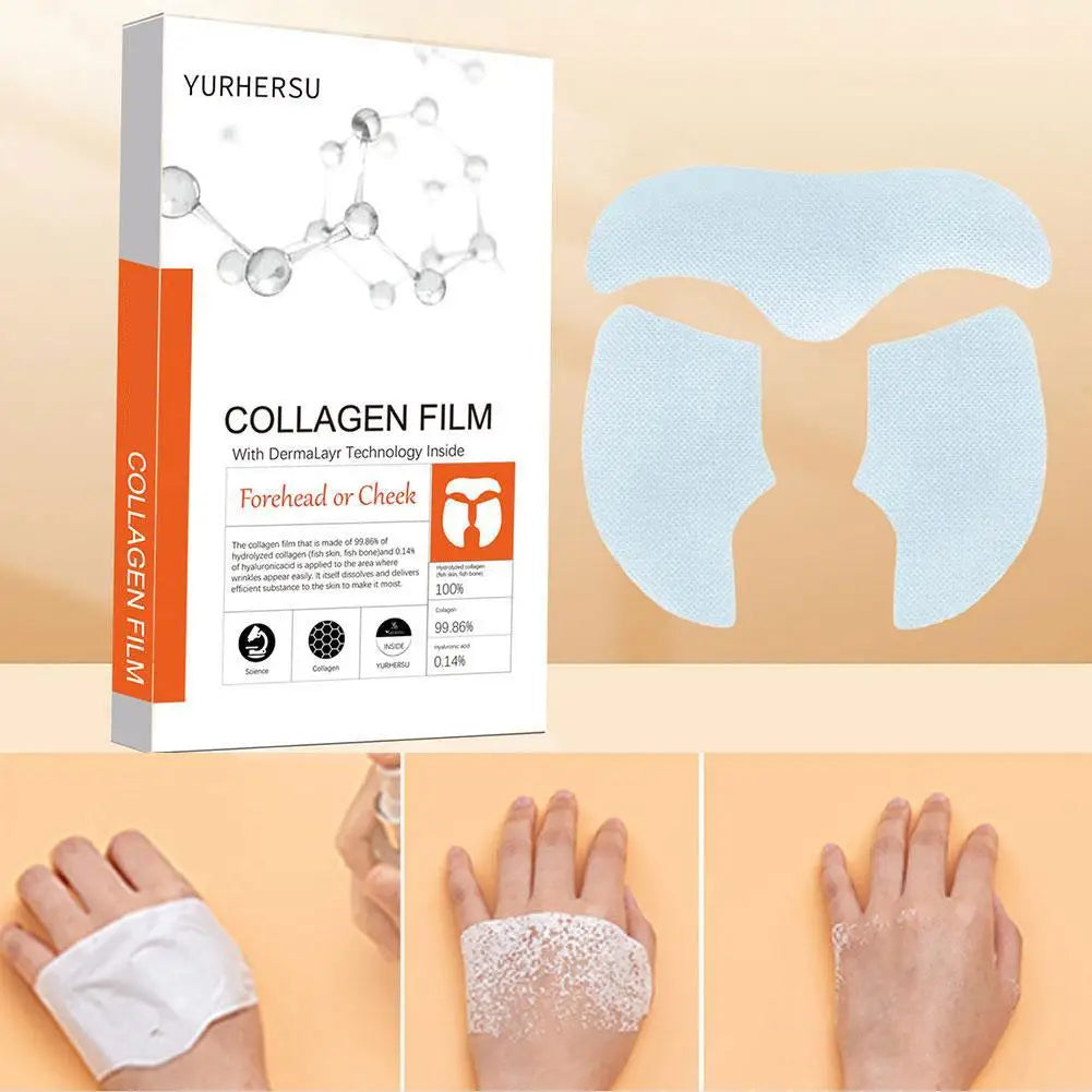 1 Set Collagen Film Water Soluble 2024 Moisturizing Paste Essence Dark Patch Circles Face Collagen Face Skin Care Qme