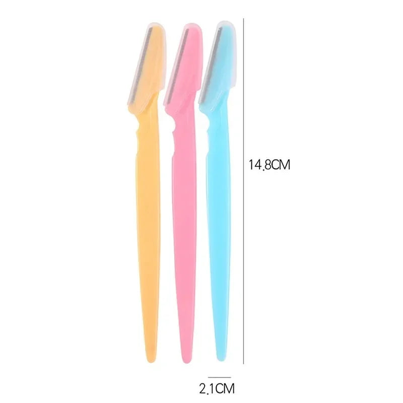 Eyebrow Trimmer Eyebrow Razor Safety Face Shaver Eye Brow Shaper Portable Blades Hair Removal Cutters for Woman Cosmetic Tools Qme