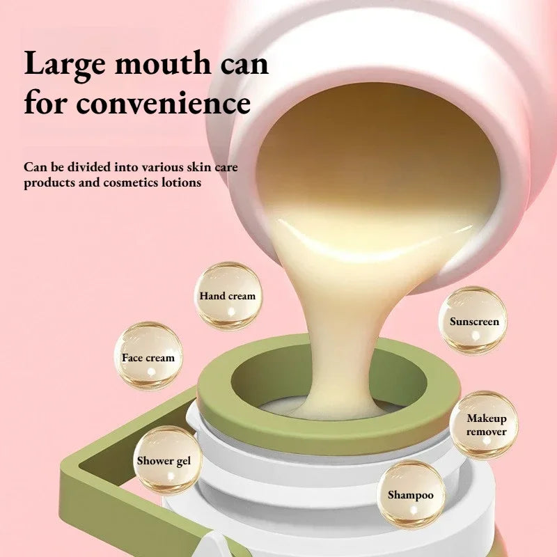 Silicone Travel Bottles Leakproof Squeeze Containers Shampoo Shower Qme