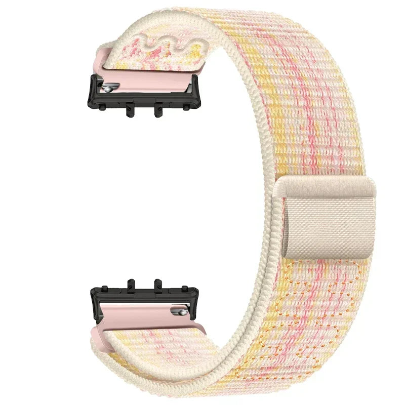 Nylon Loop Strap Samsung Galaxy Fit 3 Adjustable Elastic Bracelet
