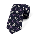 Cartoon Skeleton Men's Women's Tie Fashion Casual Printing Novelty Qme style5