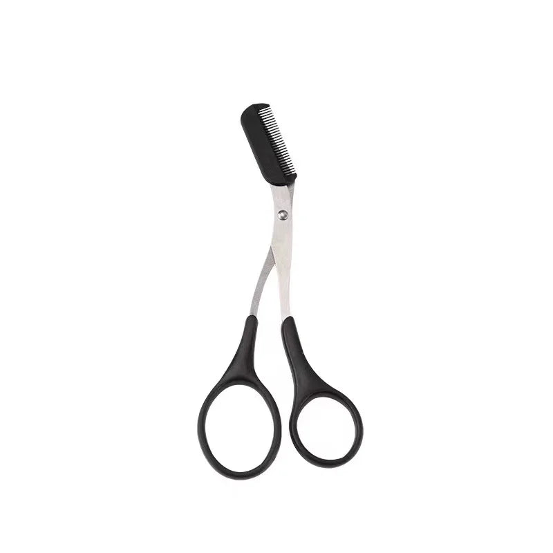 Nail Scissors Stainless Steel Curved Cuticle Sharp Dead Skin Manicure Qme black
