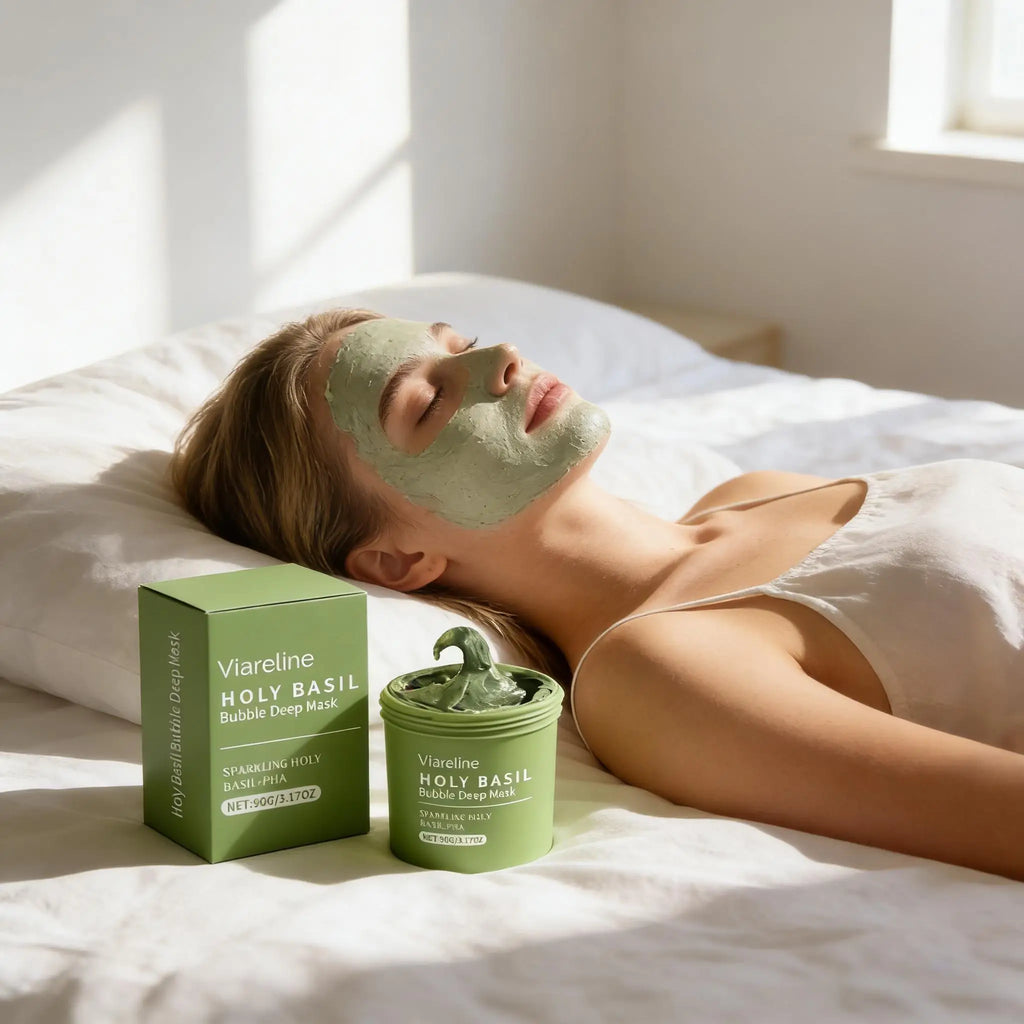Face Cleansing Bubble Mask Deeply Shrinking Pore Cleans Blackhead Oil Control Anti-Acne Improve Rough Skin Brighten Nourish Mask Qme