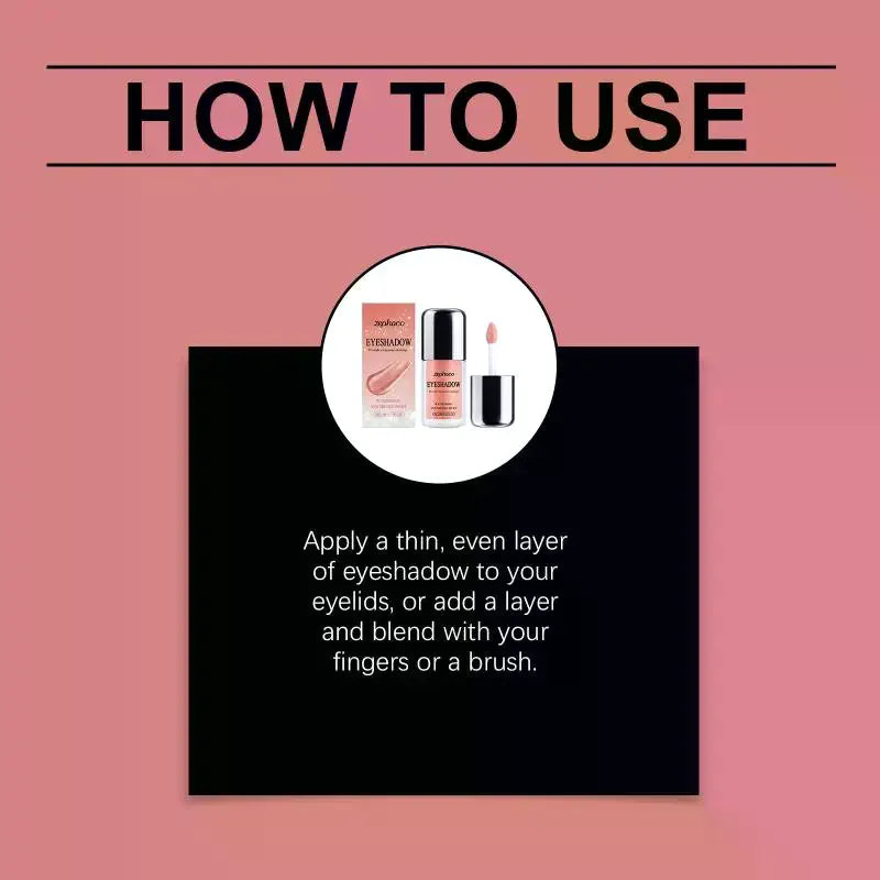 Waterproof Liquid Eyeshadow Highly Pigmented Easy Blend Quick Dry Qme Default Title