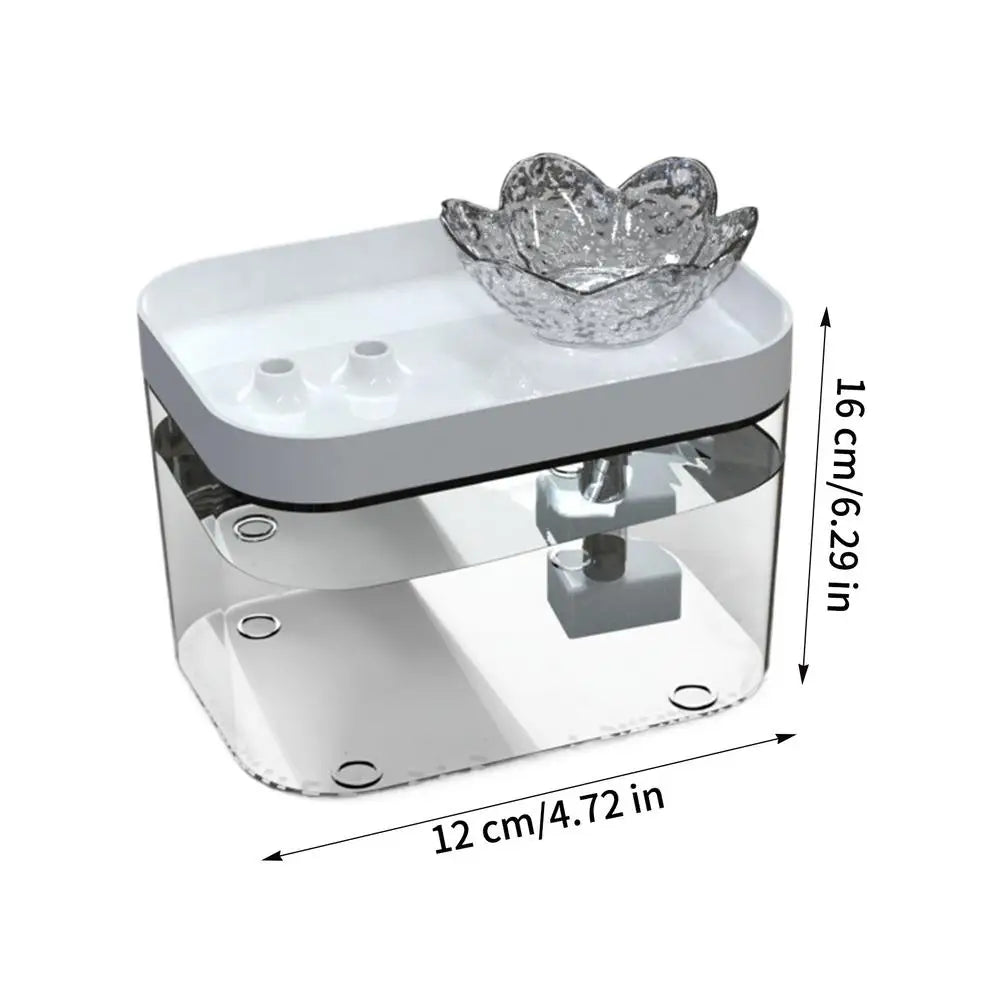Cat Water Fountain USB Pet Filter Dispenser Silent Automatic Indoor Qme White China Mainland