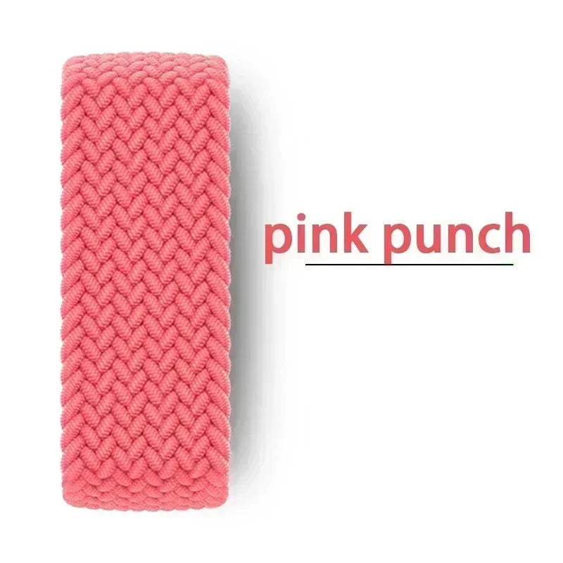 Braided Solo Strap Apple Watch Band Nylon Correa Bracelet Iwatch