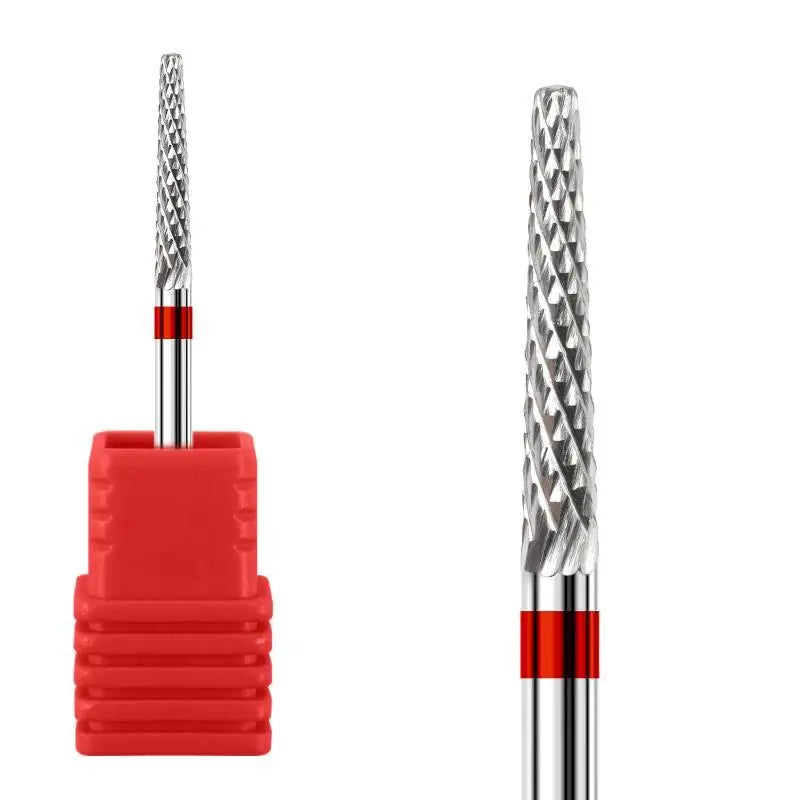 Tungsten Carbide Nail Drill Bits Durable Sharp Tip Low Friction Qme D