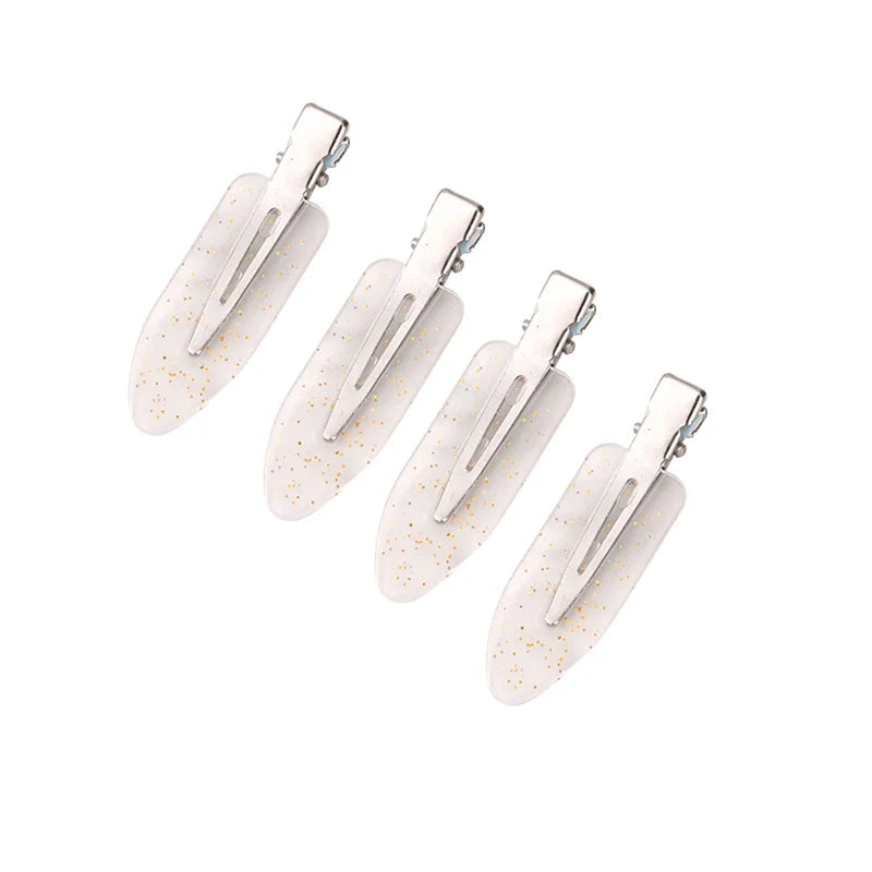 Traceless Hair Clip Cream Glue Side Girl Korean Simple Duckbill Fairy Qme 4pcs J