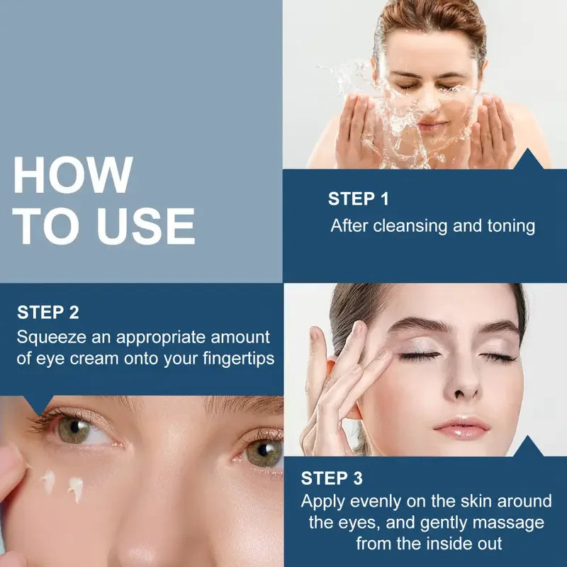 Massage Hydrating Eye Cream Moisturizing Firming Contains Hyaluronic Qme