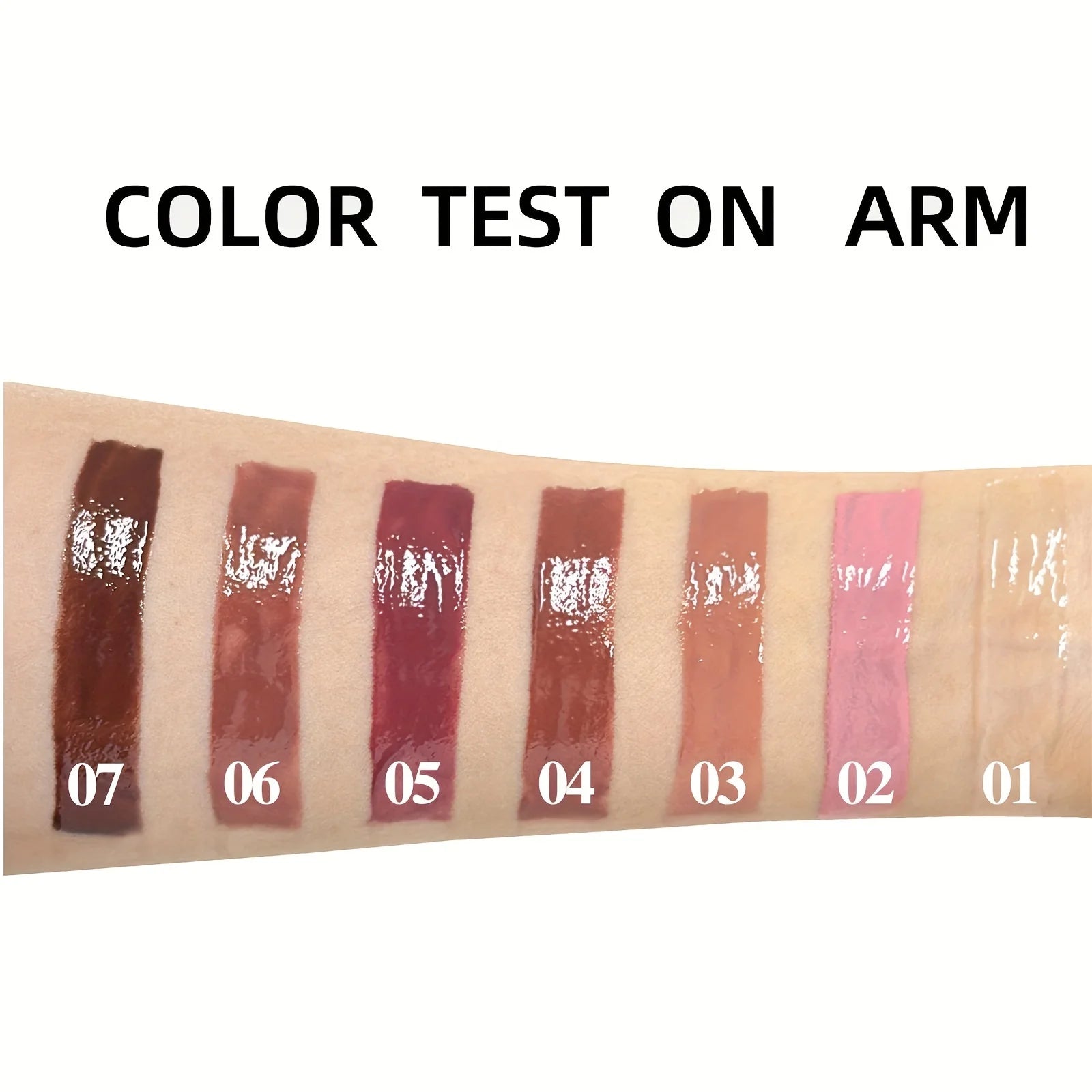 Hydrating Crystal Lip Oil - Plumping & Moisturizing Gloss with Tinted Shades for All Skin Types Qme
