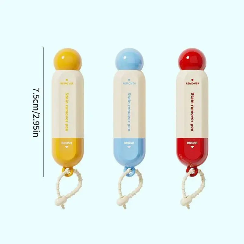 Double-headed Portable No Wash Stain Remover Pens Cleaning Brushes Clothes Instant Stain Remover Pens For Clothes And Fabric Qme