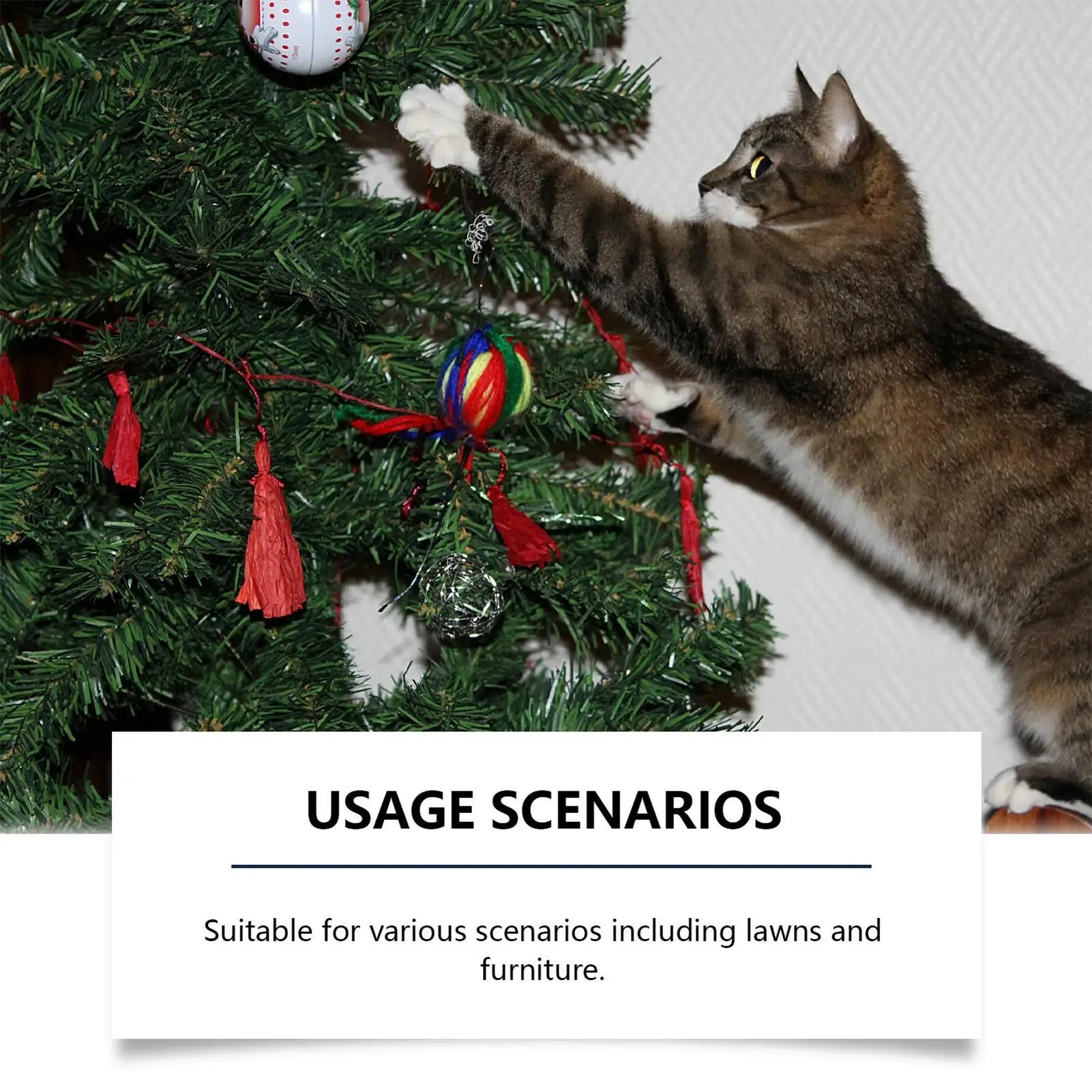 Cat Away Outdoor Cat Scratching Prevention Tablets Kitten Digging Prevention Tablets for Outdoor Patio Garden Lawn Backyard Qme