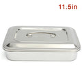 Dentist Storage Box Stainless Steel Instrument Dental Tray Surgical Qme 11.5in