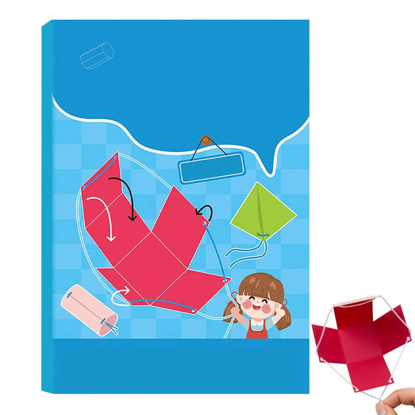 Geometry Learning Aids 3D Geometry Learning Book with Pull String Educational Space Thinking Training Game for Kids Girls Boys Qme