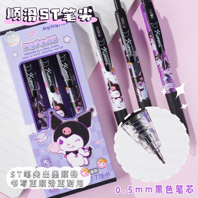 Hello Kitty Cotton Candy Push-button Ballpoint Pen Black Ink Smooth Qme