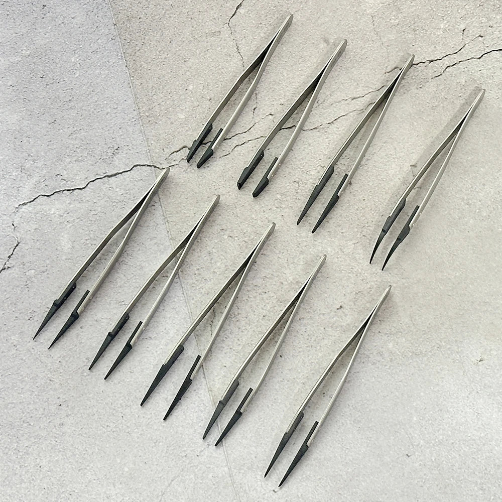 LEFAVOR Anti-static Plastic Tweezers Stainless Steel Industrial Qme