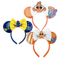 Newest Finding Nemo Inspired Mickey Ears Headband Party Cosplay Decoration Costume Party Gift For Girls/Adults Festival Headwear Qme Headband 13