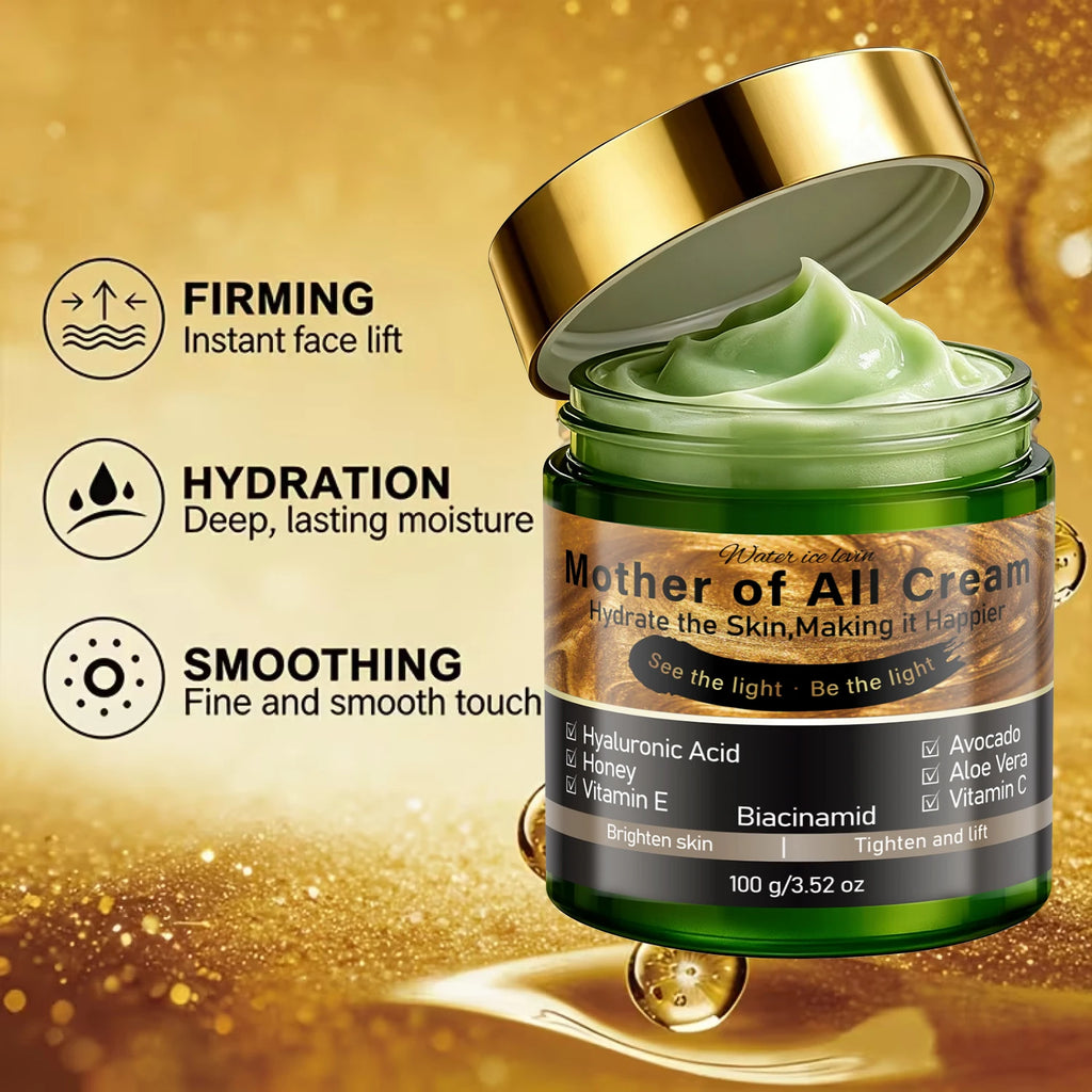 Hydrating Firming Brightening Face Cream Infused Honey Avocado Aloe Vera VC VE Niacinamide Daily Skin Lotion Qme
