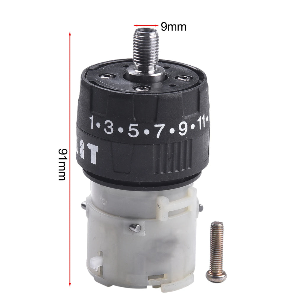 Replacement Drill Gearbox Compatible With 12V 16.8V 21V Power Tool Part Metal Transmission Assembly Qme C