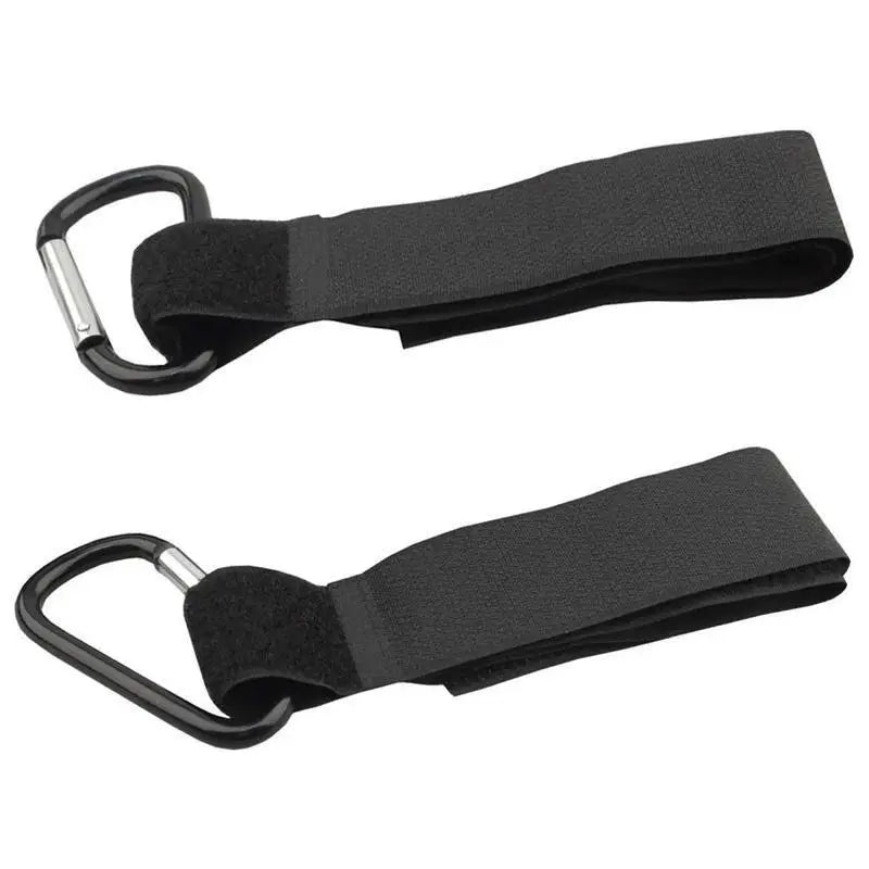 2/4Pcs Baby Stroller Hooks Wheelchair Shopping Cart Nylon Velcro Hooks Household Portable Metal Buckle Hooks Shopping Cart Hooks Qme 2Pcs