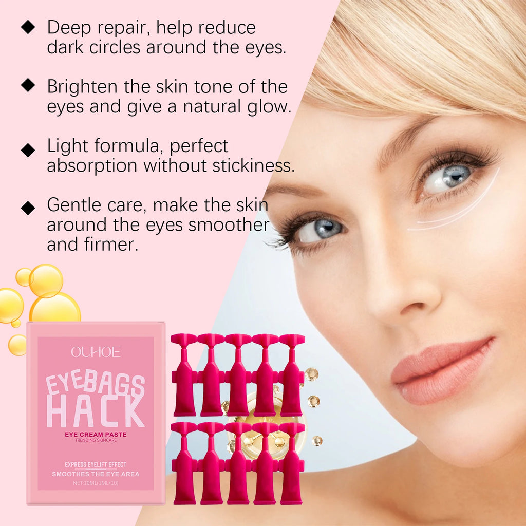 Firming Eye Cream Hydration Fade Eye Fine Sagging Line Anti Wrinkle Tighten Eye Bags Smoothing Care for Delicate Skin Eye Qme